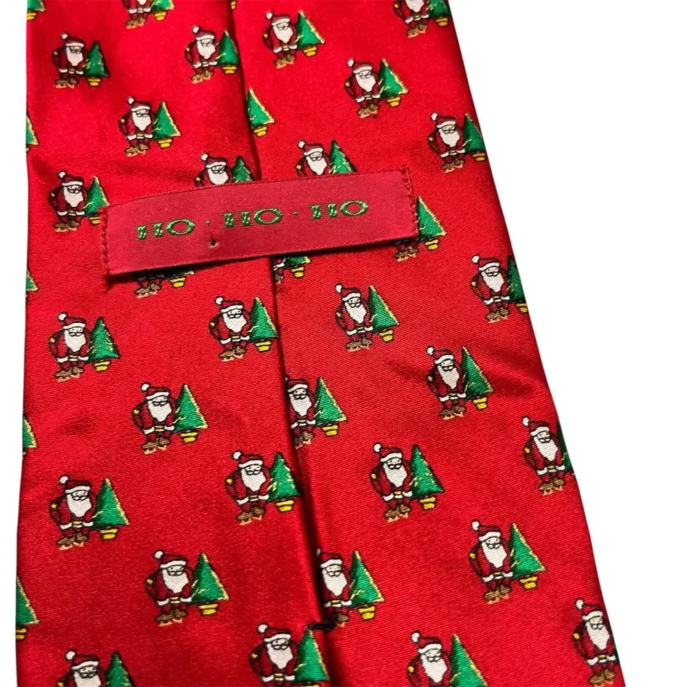 Christmas Santa Tie 100% Silk‎ (2631)